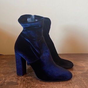 Barely worn velvet sockbooties